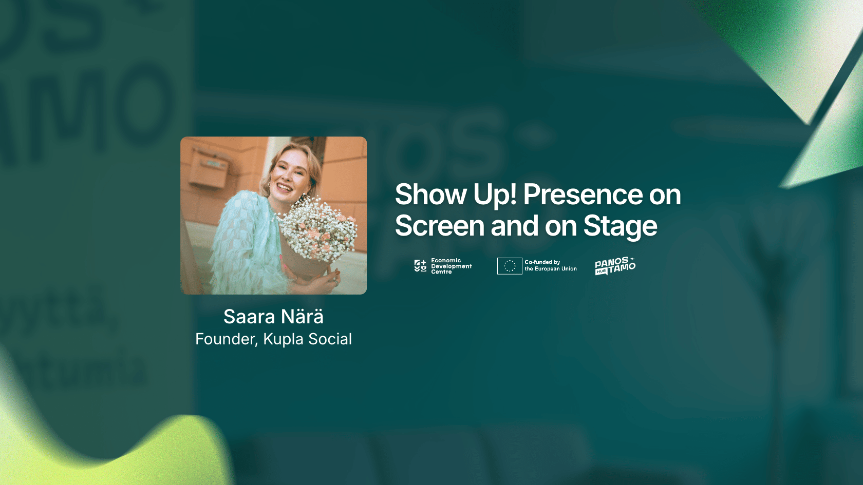 Show Up! Presence on Screen and on Stage